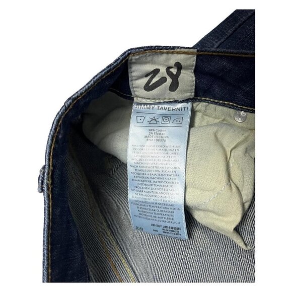 Jimmy Taverniti Luxury Designer Denim Skinny Womens Jeans - Womens 34 x 30 - Picture 4 of 7